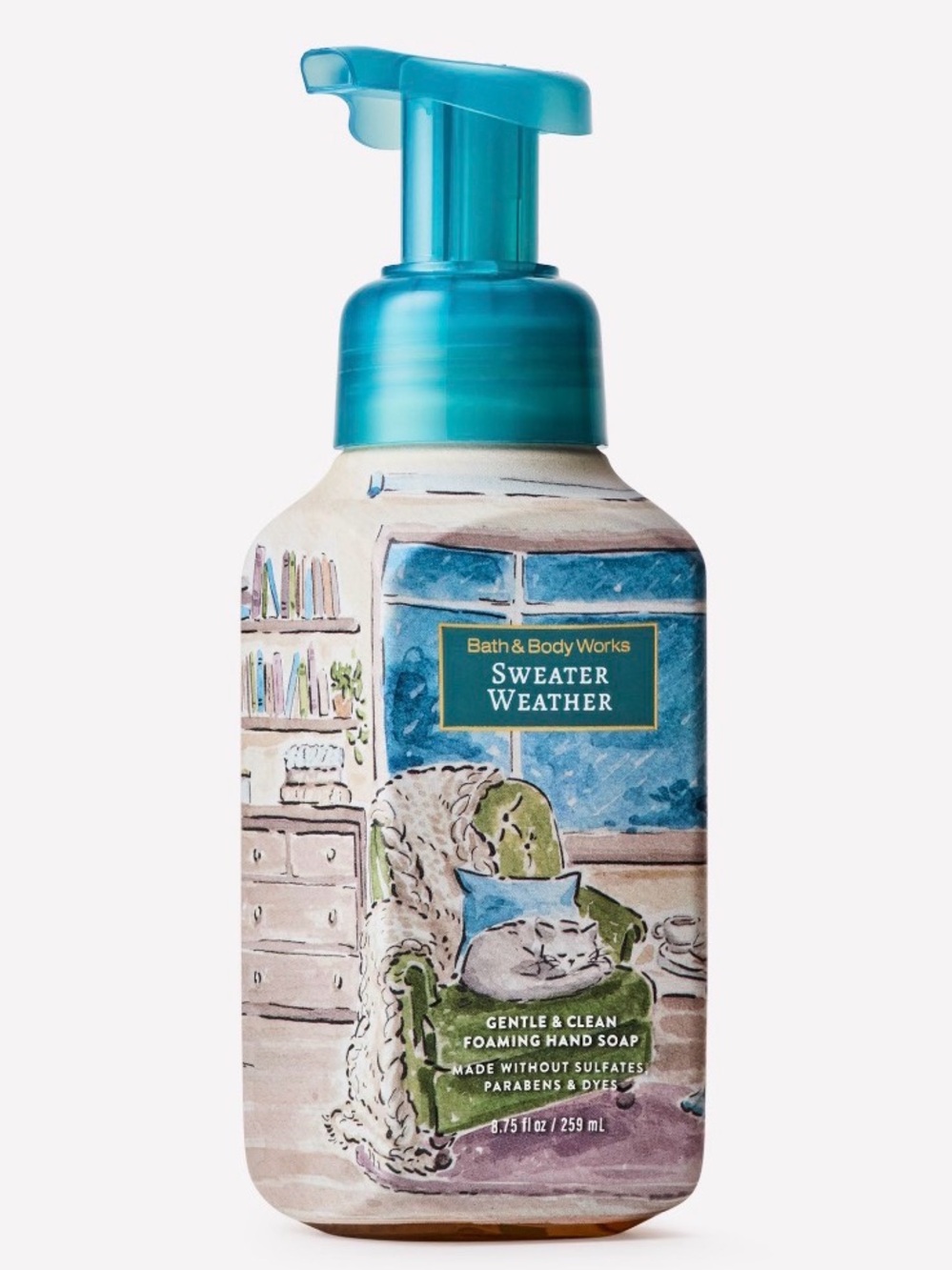 Bath & Body Works Sweater Weather Gentle Foaming Hand Soap – Blue